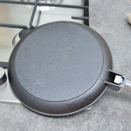 Блинница 22см чугунная со съемной ручкой тм Гардарика