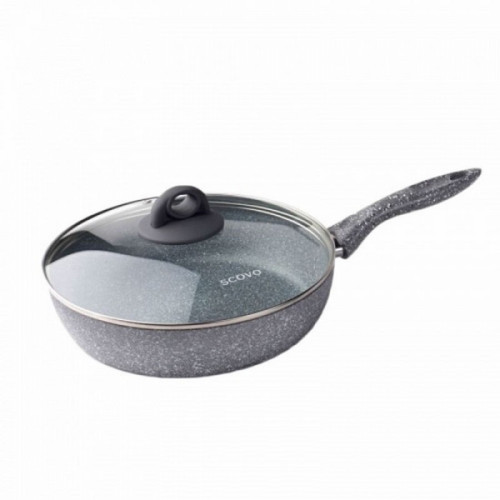 Сотейник Stone Pan, d240 стеклянная крышка ST-021