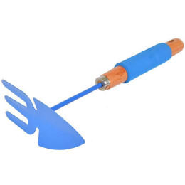 Мотыжка-рыхлитель лепесток с деревянной ручкой и мягкой вставкой Садовита