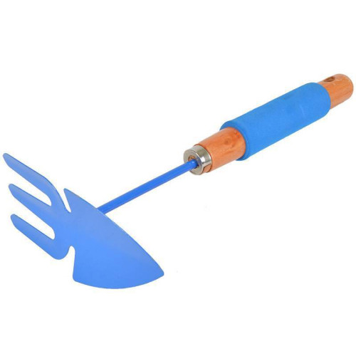 Мотыжка-рыхлитель лепесток с деревянной ручкой и мягкой вставкой Садовита