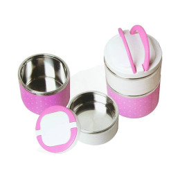 Ланч бокс двойной 1080мл нержавеющая сталь сталь 280892