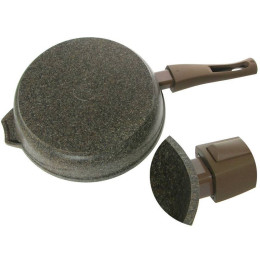 Сковорода 26см Premium mokko со съемной ручкой