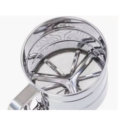 Сито-кружка для муки 2-ая сетка в ассортименте