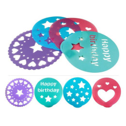 Набор трафаретов для торта Smile 3шт 22см