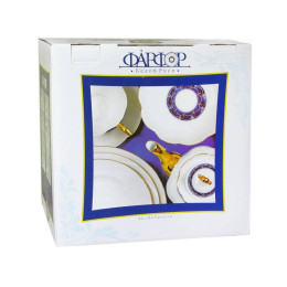 Сервиз чайный 15 предметов Цветок миндаля форма Елена