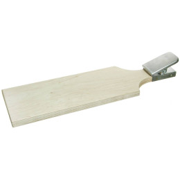 Доска дерево для разделки рыбы с зажимом 1389