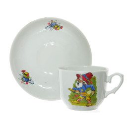 Чайная пара 250мл форма Кирмаш Лесовичок