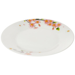 Тарелка мелкая 23см Цветущая вишня эконом 79977