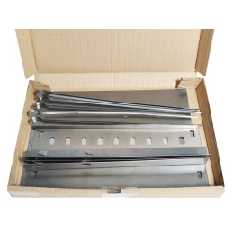 Мангал разборный 350*250*140*0,5 + 5 шампуров, в коробке