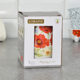 Дозатор для мыла 400мл "Маки" LR 26367