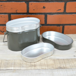 Котелок 1,7л алюминиевый походный Camp-S10