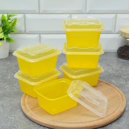 Набор контейнеров для заморозки Zip mini 6шт лимон