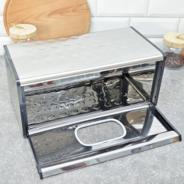 Хлебница нержавеющая сталь 39,5*18*20,5см CLASSIC WR-8002