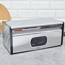 Хлебница нержавеющая сталь 39,5*18*20,5см CLASSIC WR-8002