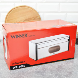 Хлебница нержавеющая сталь 39,5*18*20,5см CLASSIC WR-8002