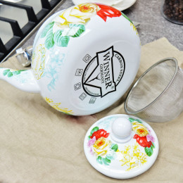 Чайник заварочный 1,5л эмалированный "Beautiful" WR-5126