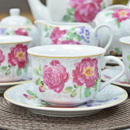 Чайный набор 15 предметов 250мл в коробке Rosenberg RPO-115011-15