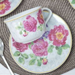 Чайный набор 15 предметов 250мл в коробке Rosenberg RPO-115011-15