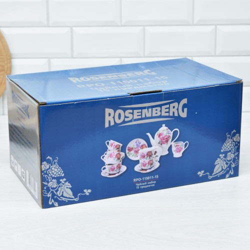 Чайный набор 15 предметов 250мл в коробке Rosenberg RPO-115011-15