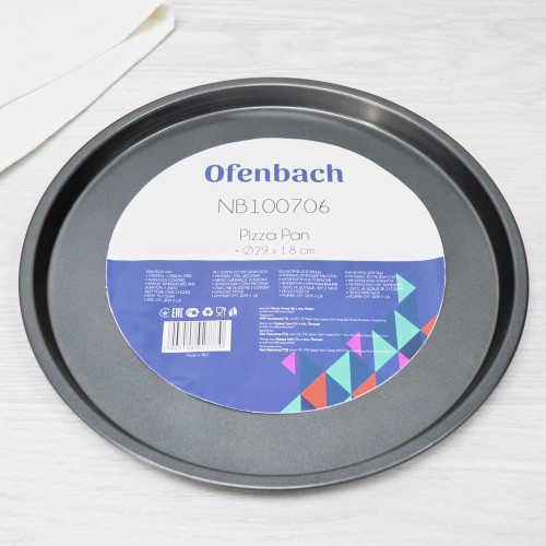 Форма для запекания пиццы 29*2см из углеродистой стали Ofenbach