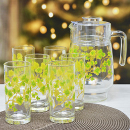 GREENERY GALA Набор питьевой 7 предметов 92466