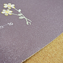 Коврик на кухню "Велюр" Flower 2шт 40*120/40*60см бежевый