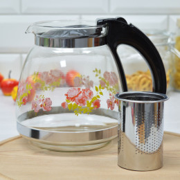 Чайник заварочный 1,5л стеклянный BK-7699