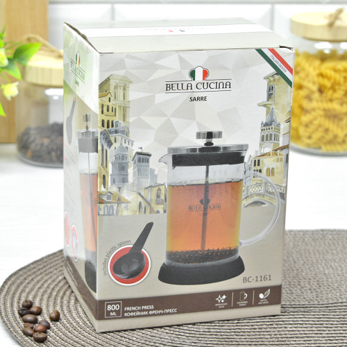Френч-пресс 0,8л Bella Cucina BC-1161