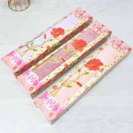 Полотенце сувенирное к 8 Марта "Роза", в ассортименте