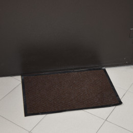 Коврик 40*60см влаговпитывающий FLOOR MAT "Ёлочка", коричневый
