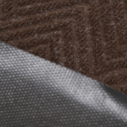 Коврик 40*60см влаговпитывающий FLOOR MAT "Ёлочка", коричневый