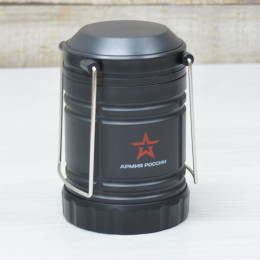 Фонарь кемпинговый светодиодный "Армия России" KB-502 на батарейках складной мощный светильник