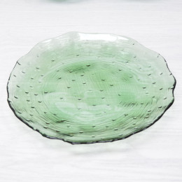 Набор салатников 6 предметов из зеленого стекла 27026