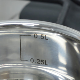 Кастрюля 0,8л со стеклянной крышкой Bella Cucina