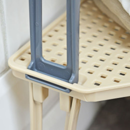 Подставка "Лофт" на пластиковых ножках угловая серый