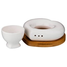 Подставка под яйцо и солонка на подставке "Native"