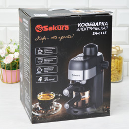 Кофеварка 0,25л 800Вт рожкового типа SA-6115