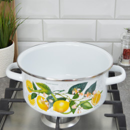 Кастрюля 3л "Лимоны в цвету"