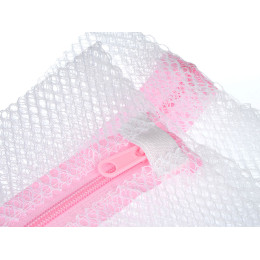 Мешок для стирки 40*30см на замке, крупная сетка