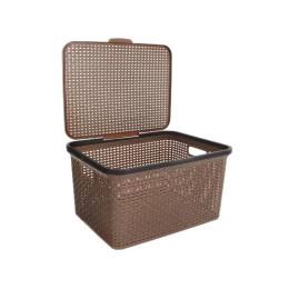 Ящик 30л "Артлайн" с крышкой 460*345*245